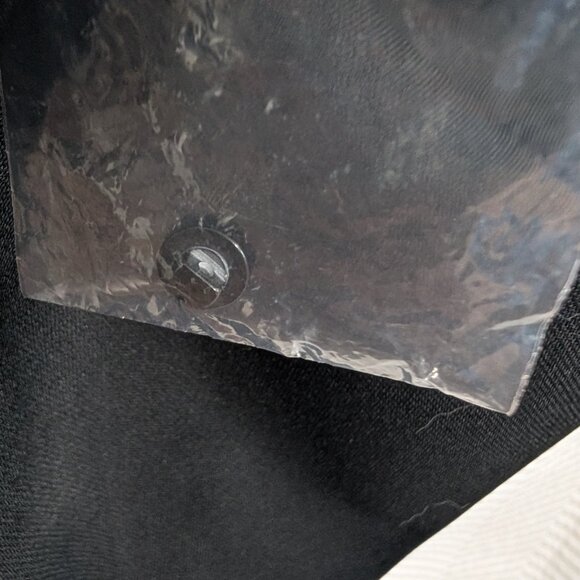 Dorothy Perkins Black Sheer Panel Mini Dress Ruffle Sleeve US 6 8 whimsigoth - Picture 12 of 16